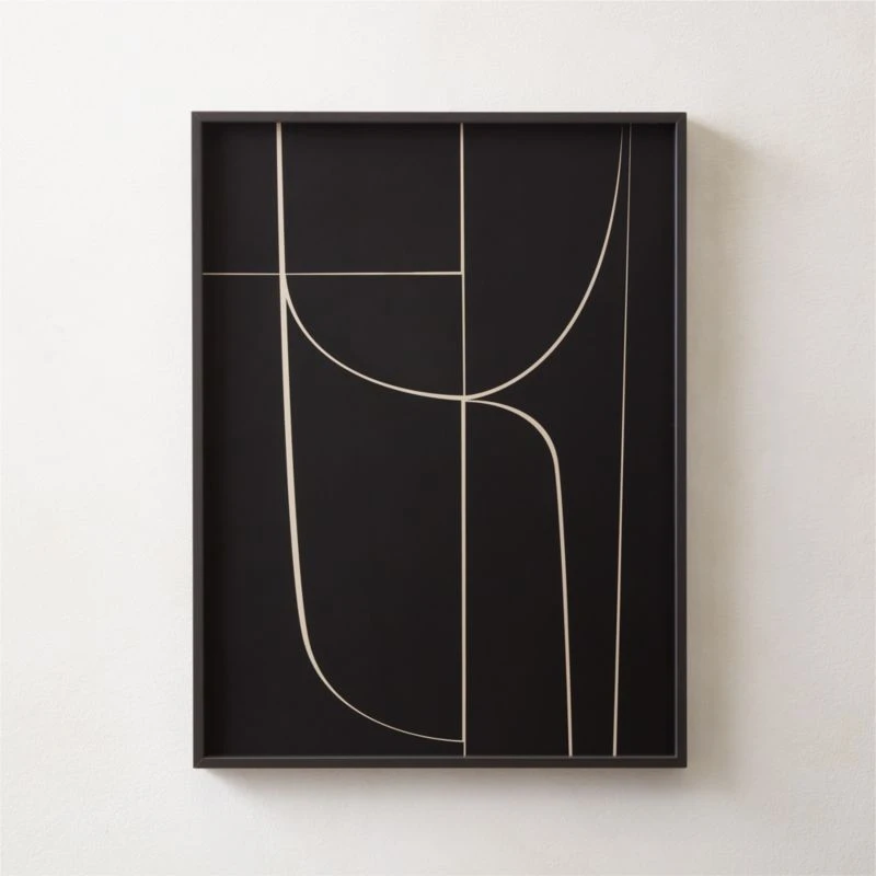 'Alliance I' Screen Print In Black Frame 18"x24" 3 'Alliance I' Screen Print In Black Frame 18"x24"