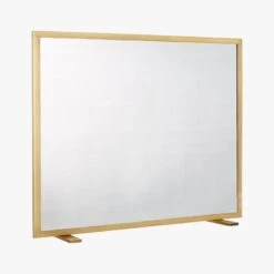 Antique Brass Fireplace Screen -Home Decor Sale AntiqueBrssFrplcScrn3QF18