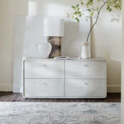 Ruff White Porcelain Vase -Home Decor Sale ArcherLacqueredLinenLowJN21 1x1