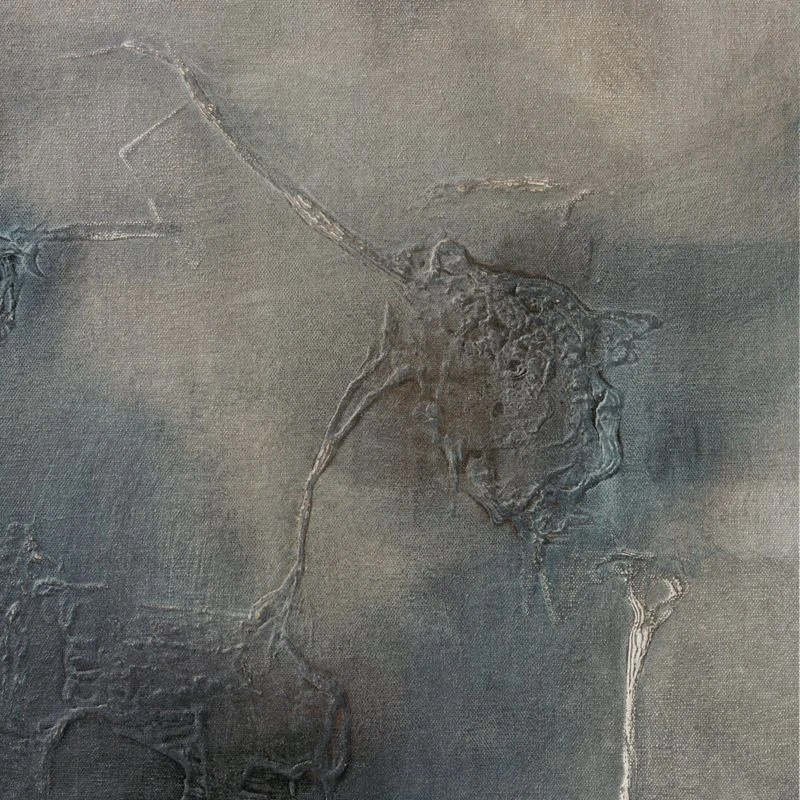 'Atland' Framed Acrylic Painting Reproduction By Garrett Low 49''x49'' 5 'Atland' Framed Acrylic Painting Reproduction By Garrett Low 49''x49'' - Image 3