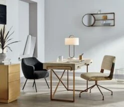 Modern Curved Crystal Glass Bookend -Home Decor Sale AvalonIvoryFauxShagreenJN20