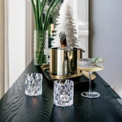 Betty Glass Tealight Candle Holder Set Of 6 -Home Decor Sale BettyClearTeaLightCandleNV20 1x1