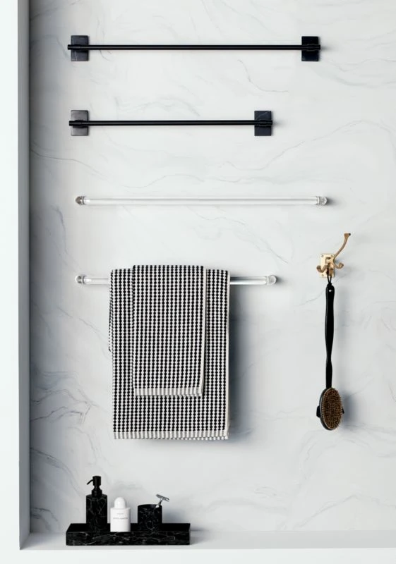 Brass 3-Prong Swivel Towel Hook 4 Brass 3-Prong Swivel Towel Hook - Image 2