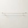 Blaine Polished Nickel Wall Shelf With Rail 36" -Home Decor Sale BlainePldNkWllShlfWR36inSHF22