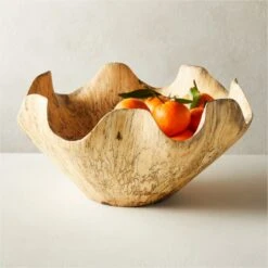 Bloom Tamarind Wood Bowl -Home Decor Sale BloomTamarindWoodBowlROF21