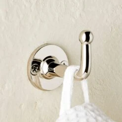 Boule-Inspired Polished Nickel Wall Mount Hook 9 Boule-Inspired Polished Nickel Wall Mount Hook -Home Decor Sale BouleInspiredPlshdNklHookAVSHF21