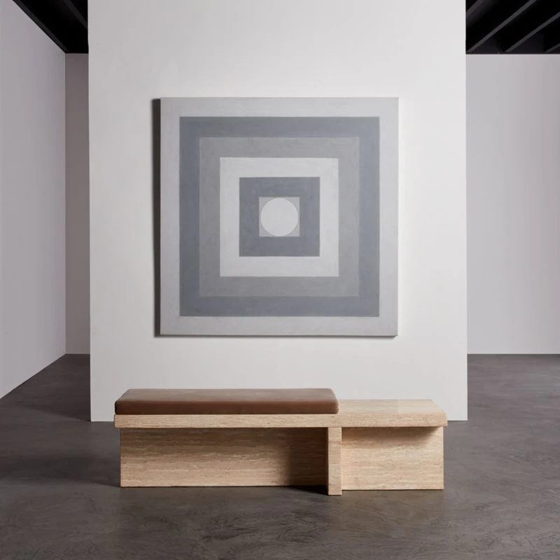 'Boxed Moon' Painting Reproduction By Kim Frances 60''x60'' 4 'Boxed Moon' Painting Reproduction By Kim Frances 60''x60'' - Image 2