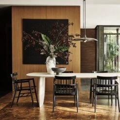 Black Ceramic Pedestal Bowl -Home Decor Sale CB2FA22 26A Hero