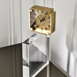 Lincoln Polished Brass Desk Clock -Home Decor Sale CB2FA22 43B Hero