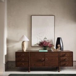 Kinsale Black Teak Wood Vase -Home Decor Sale CB2FA23 16B hero