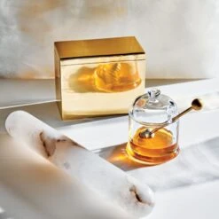 Polished Brass Recipe Box -Home Decor Sale CB2HOL21 36B V1OC21 1x1