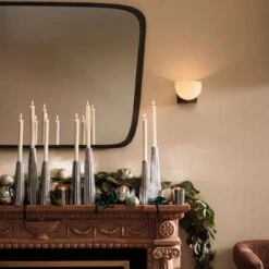 Filla Polished Cast Aluminum Taper Candle Holder Small 13 Filla Polished Cast Aluminum Taper Candle Holder Small -Home Decor Sale CB2HOL22 18A hero