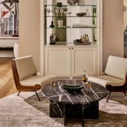 Reve Oval Fluted Green Marble Bowl -Home Decor Sale CB2PH23 BAR 044 HERO