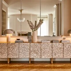 Ionic Beige Marble Sculpture 12 Ionic Beige Marble Sculpture -Home Decor Sale CB2PH23 BAR AREA 053 HERO