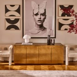 Desi Ribbed Black Vase Tall -Home Decor Sale CB2PH23 CREDENZA GIF2