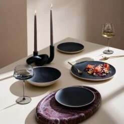 Asha Black Knotted Double Taper Candle Holder 15 Asha Black Knotted Double Taper Candle Holder -Home Decor Sale CB2SP23 23D Hero