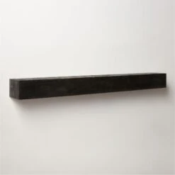 Caia Black Mantel Shelf 60" 12 Caia Black Mantel Shelf 60" -Home Decor Sale CaiaBlkMantelLedge60inAV2SHS21