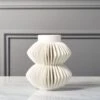 Celia White Porcelain Vase -Home Decor Sale CeliaVaseWhiteSHF17