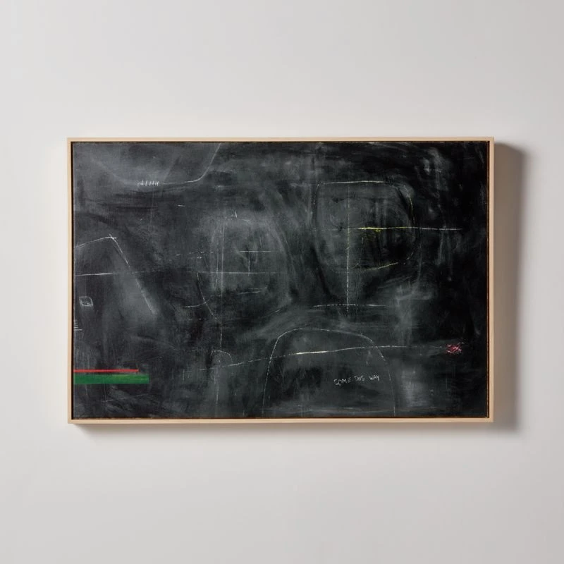 'Charcoal And Fennel' Mixed Medium Reproduction By Keren Toledano 25''x37'' 3 'Charcoal And Fennel' Mixed Medium Reproduction By Keren Toledano 25''x37''