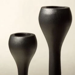 Cinq Black Multi Taper Candle Holder -Home Decor Sale CinqBlkMultiTaperHolderAVSHF21