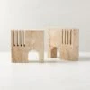 Cojo Travertine Bookends Set Of 2 -Home Decor Sale CojoTravertineBookendS2SHS22