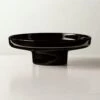 Contempri Footed Black Serving Bowl -Home Decor Sale ContempriBlkFtdSrvngBwlSHS22