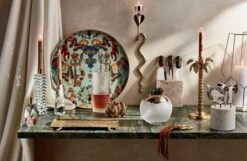 Regal Monkeys Round Serving Tray -Home Decor Sale CosetteCrystalTaperCandleGG19