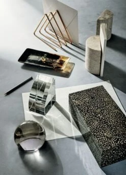 Column Marble Bookends Set Of 2 -Home Decor Sale CrystalDomeMagnifierJN20