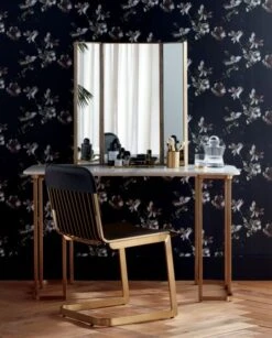 Solid Brass Studio Pencil Cup -Home Decor Sale DahliaMarbleDeskRakeBrassJL19