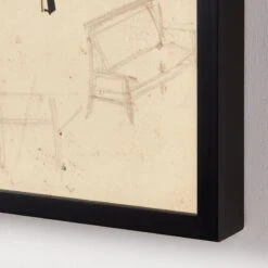 'Design For A Chair I' Framed Reproduction By Carel Adolph Lion Cachet 18''x22'' 7 'Design For A Chair I' Framed Reproduction By Carel Adolph Lion Cachet 18''x22'' -Home Decor Sale DesignForAChairI18x22inAV2SHF22