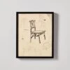 'Design For A Chair I' Framed Reproduction By Carel Adolph Lion Cachet 18''x22'' -Home Decor Sale DesignForAChairI18x22inSHF22