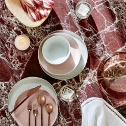 Bangle Dirty Rose Glass Decorative Bowl -Home Decor Sale DriftReactiveDinnerwareAG21 1x1