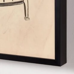 'Design For A Monumental Bench' Framed Reproduction By Carel Adolph Lion Cachet 18''x22'' -Home Decor Sale DsgnForAMnmtlBnch18x22inAV2SHF22