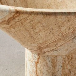 Dune Footed Sandstone Bowl -Home Decor Sale DuneFootedSandstoneBowlAVSHF21