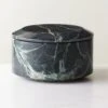 Emil Round Green Spider Marble Box -Home Decor Sale EmilRndGrnSpiderMrblBoxSHF22
