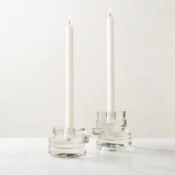 Emitt Cast Glass Taper Candle Holder Small -Home Decor Sale EmittCtGlsTaperHolderGrpAVFHS23 1