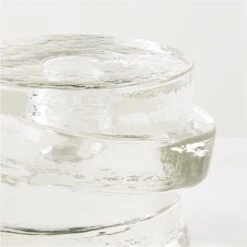 Emitt Cast Glass Taper Candle Holder Small -Home Decor Sale EmittCtGlsTaperHolderSmAVSHS23