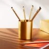 Solid Brass Studio Pencil Cup -Home Decor Sale FSSolidBrsStudioPencilCupSHF17