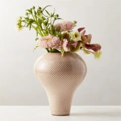 Fatalla White Terracotta Vase -Home Decor Sale FatallaEcruVaseROF23