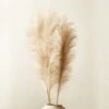 Faux Pampas Grass Taupe Stem 39" Set Of 3 -Home Decor Sale FauxPampasGrassTaupeStemS3SHF20