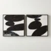 'Pebble' Framed Wall Art Set Of 2 -Home Decor Sale FibonacciS2SHF23