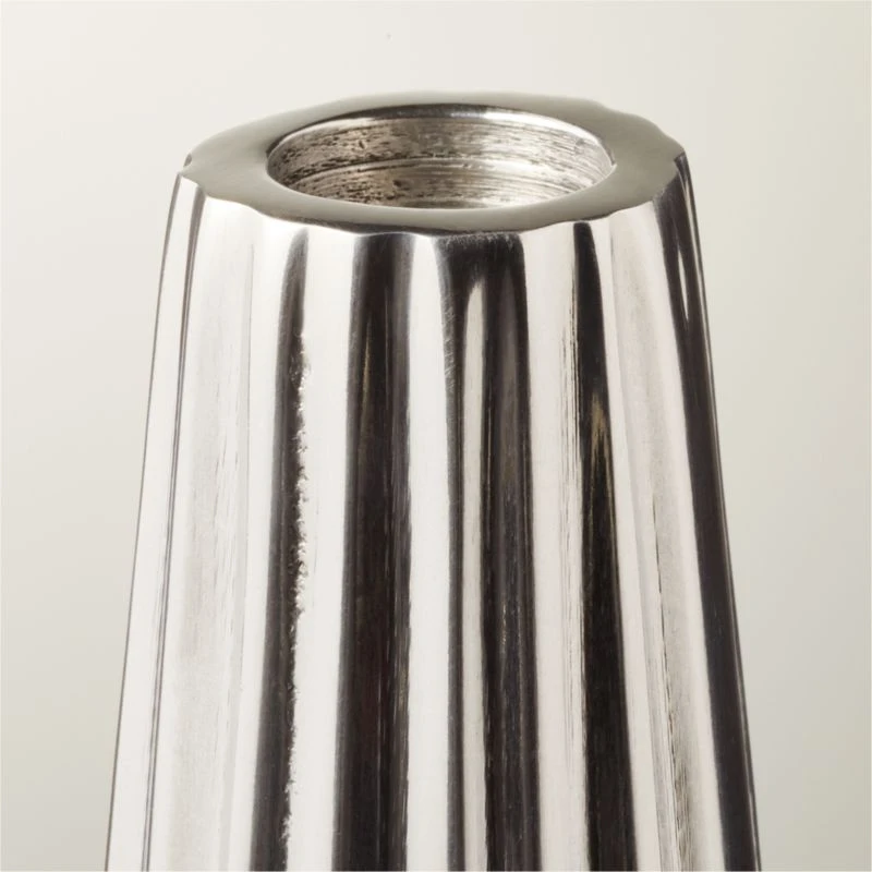 Filla Polished Cast Aluminum Taper Candle Holder Small 7 Filla Polished Cast Aluminum Taper Candle Holder Small - Image 5