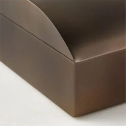 Finley Blackened Brass Storage Box With Lid Small -Home Decor Sale FinleyBrnzdSSBoxWLidMdmAVSHS23