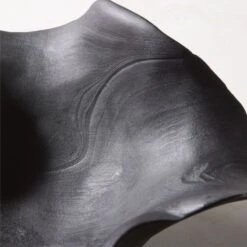 Flounce Black Teak Decorative Bowl -Home Decor Sale FlounceBlkndTeakBowlAVSHS23
