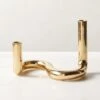 Freya Brass Double Taper Candle Holder 2 Freya Brass Double Taper Candle Holder -Home Decor Sale FreyaBrassTaperHolderSHSS22
