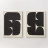'Function' Wall Art Set Of 2 1 'Function' Wall Art Set Of 2 -Home Decor Sale FunctionS2SHF23 1