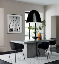 Black Ceramic Pedestal Bowl -Home Decor Sale FuzeLargeGreyTablePoppyJN20