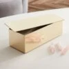 Oro Champagne Gold Decorative Storage Box -Home Decor Sale GPOroChmpgnGoldBoxSHF18