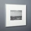 Gallery Brushed Silver Picture Frame With White Mat 11"x14" 2 Gallery Brushed Silver Picture Frame With White Mat 11"x14" -Home Decor Sale Gallery11x14FrmeSlvrWhtMatSHS17