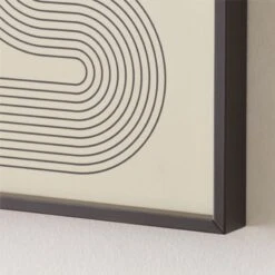 'Gia Ll' Screen Printed Wall Art In Black Frame 18"x24" 8 'Gia Ll' Screen Printed Wall Art In Black Frame 18"x24" -Home Decor Sale Gia218x24inBkGllyFmUmdAV2SHS22